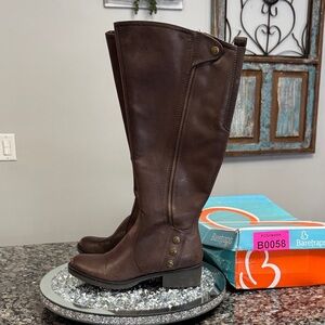 BareTraps Rich Brown Riding Boots NWT 6.5 wide calf